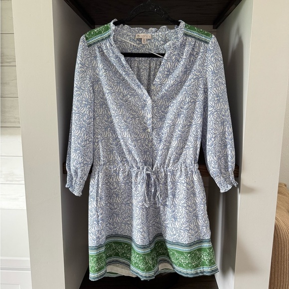 Stylish Green and Blue Jumpsuit size 6 - Picture 1 of 4